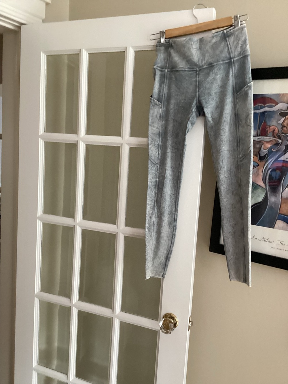lululemon athletica Silver Marbled High-Rise Pocket Leggings